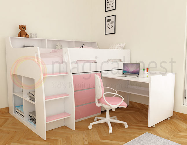 Kapili Bed With Desk