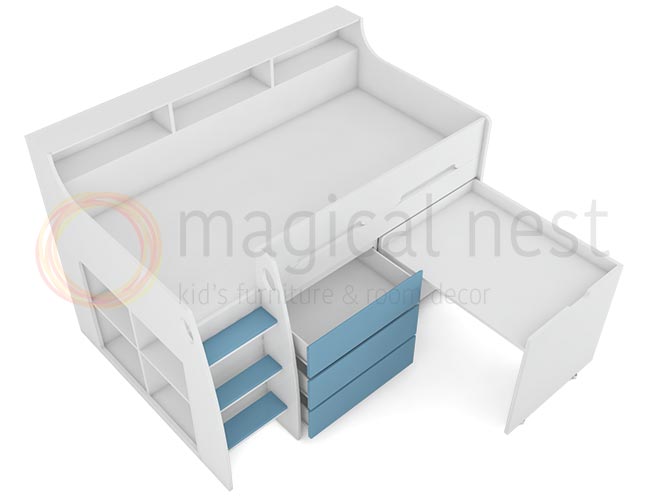 Kapili Bed With Desk