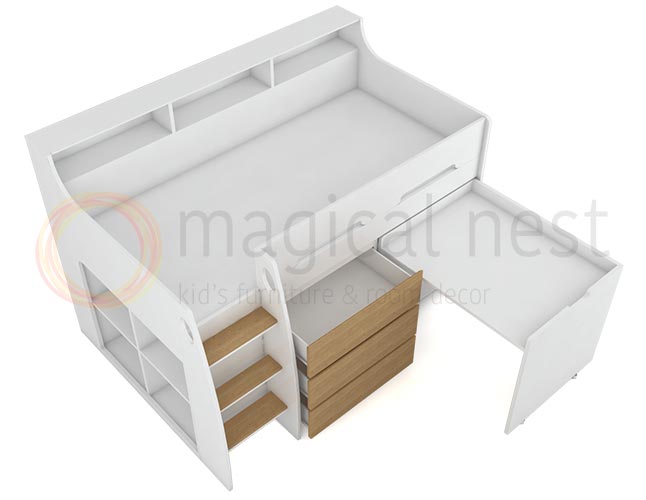 Kapili Bed With Desk