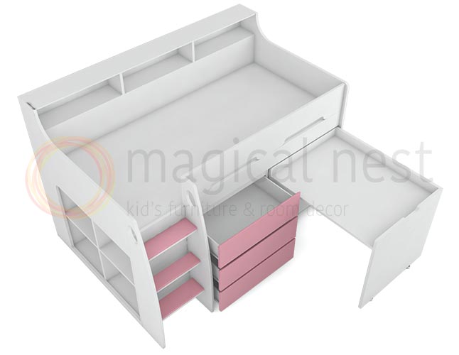 Kapili Bed With Desk