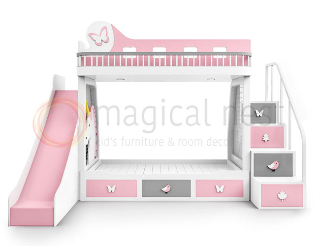 Pinkovia Princessa Bunk Bed