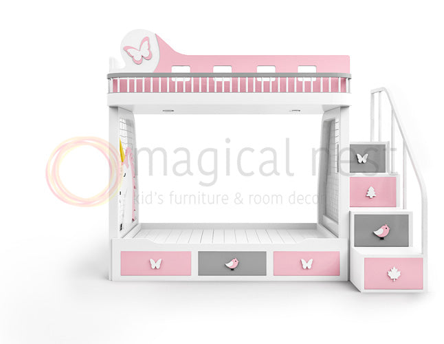 Pinkovia Princessa Bunk Bed