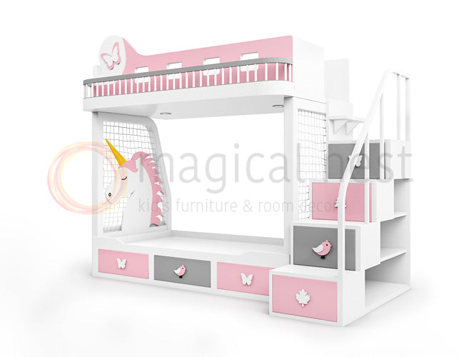 Pinkovia Princessa Bunk Bed