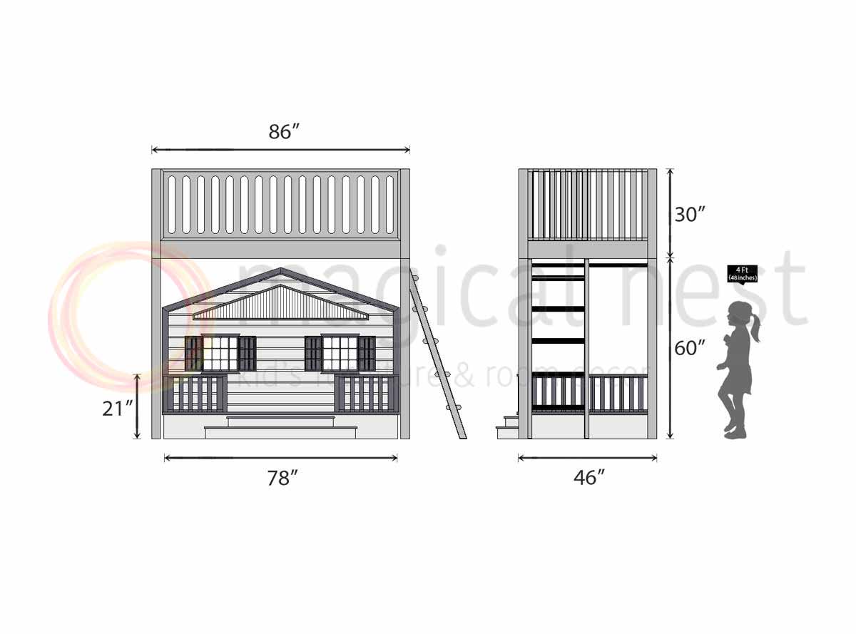 Casa Magica Bunk Bed