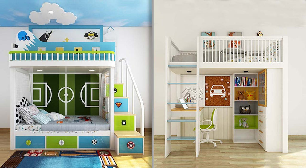 Difference between Bunk bed and Loft bed