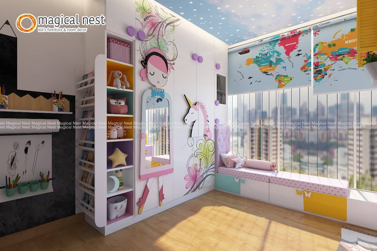 Child bedroom hot sale wardrobes