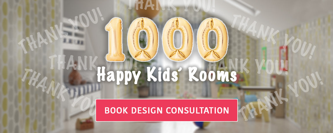 We have done over 1000 happy kid's room, book design consultation with us.