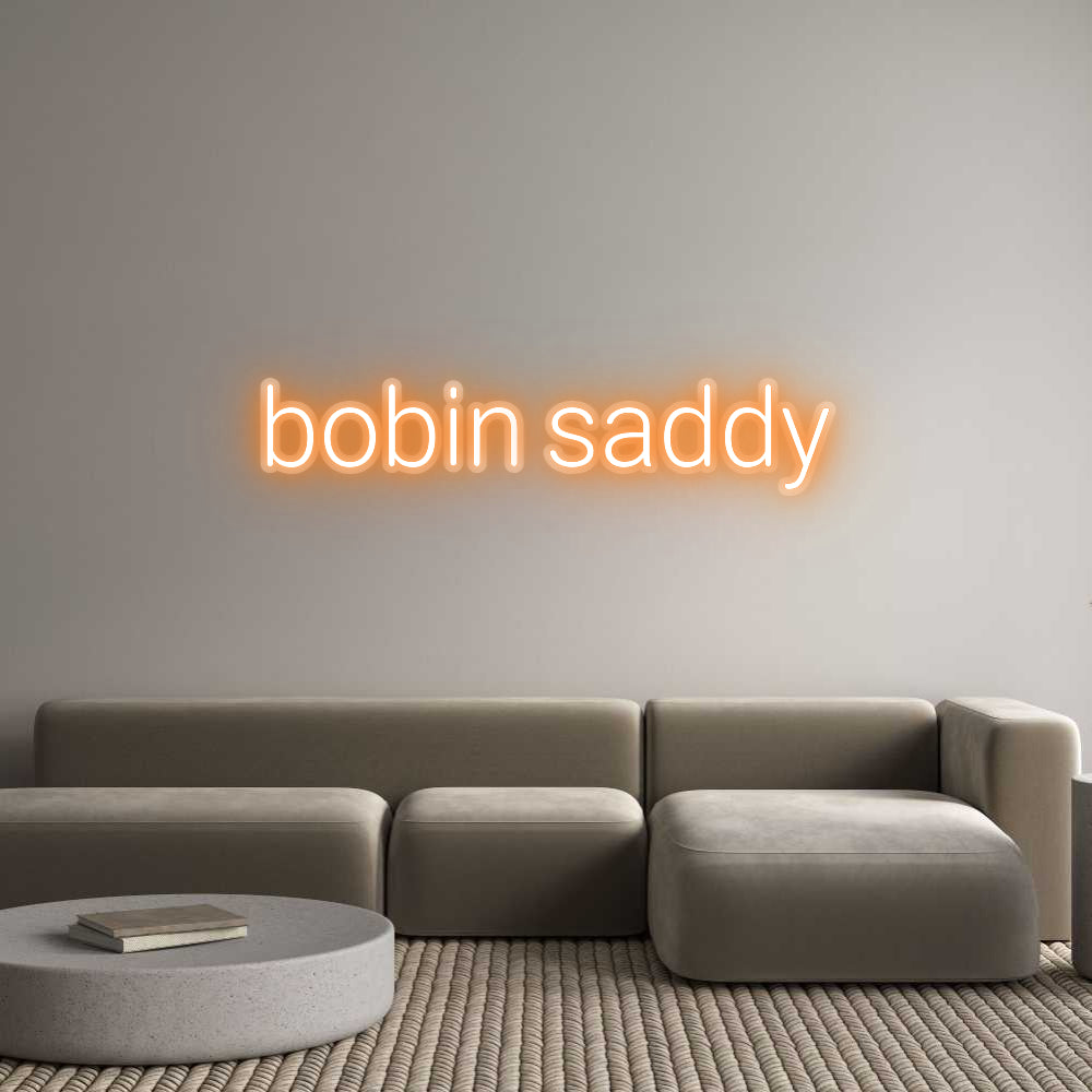 Custom Neon: bobin saddy